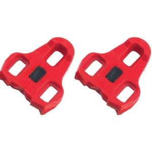 Tacchette compatibili look keo delta rotazione laterale 9° colore rosso